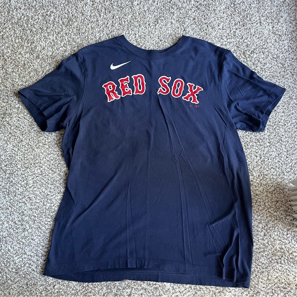 NWOT Men's Nike Red Sox Verdugo Short Sleeve Shirt size Medium in Blue